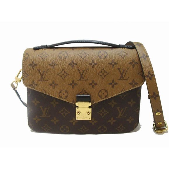 Louis Vuitton Monogram Reverse Canvas Pochette Metis MM Shoulder Bag - Picture 1 of 5